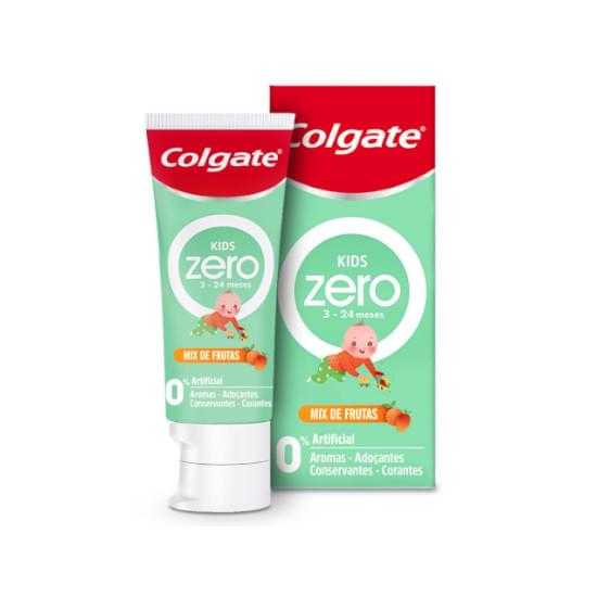 Imagem de Gel dental transparente sem flúor mix de frutas colgate kids zero 50g