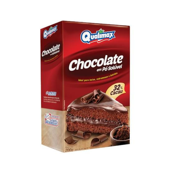 Imagem de Chocolate em pó 32% cacau qualimax 200g