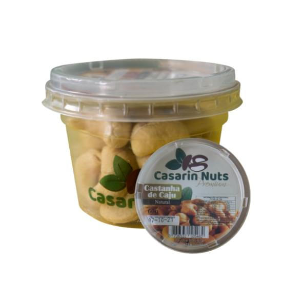 Imagem de Casarin nuts castanha caju natural 60g