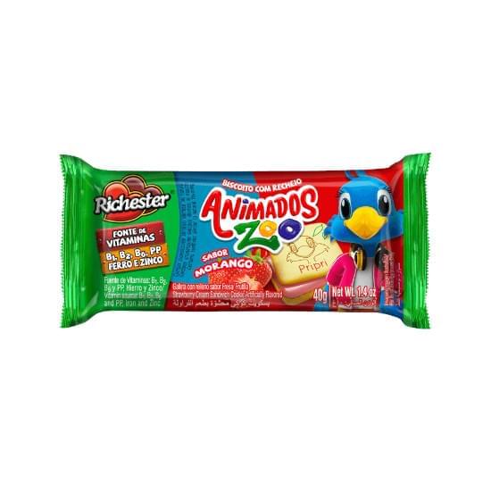 Imagem de Richester anim zoo bisc morango 40g