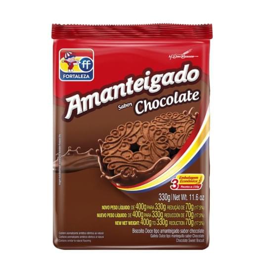 Imagem de Biscoito amanteigado chocolate fortaleza 330g