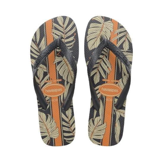 Imagem de Sandália havaianas masculino aloha novo grafite/cinza chumbo 47/48