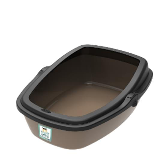 Imagem de Plast pet sanitario gato wc king medio gold/preto