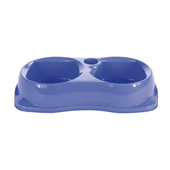 Imagem de Plast pet comedouro+bebedouro zooplast tamanho g roxo carol