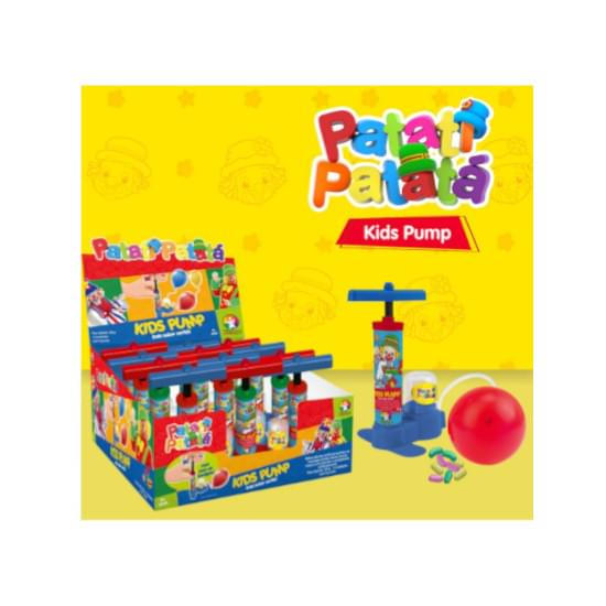 Imagem de Kids zone brinquedo kids pump patati patatá com 12 unidades