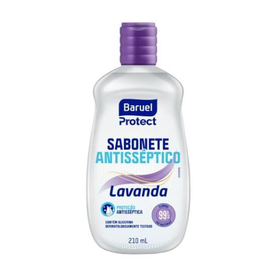 Imagem de Sabonete líquido antisséptico baruel protect lavanda 210ml