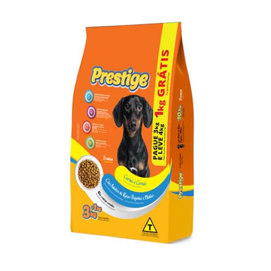 Imagem de Prestige ração para cães adultos rpm leve 4kg e pague 3kg