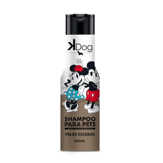 Imagem de Kdog disney shampoo para pets pelos escuros 500ml