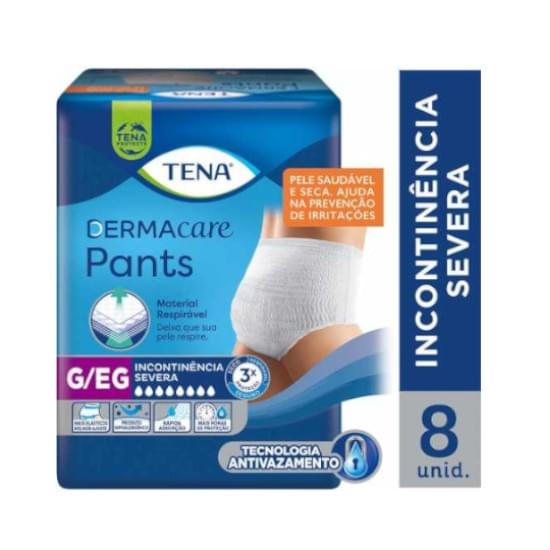 Imagem de Roupa intima tena pants dermacare g/eg com 8 unidades