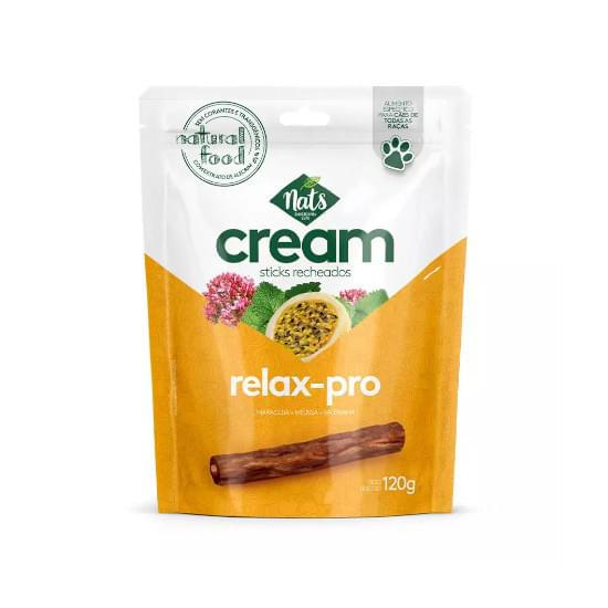 Imagem de Nats cream sticks recheados relax-pro 120g