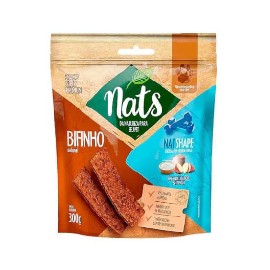 Imagem de Nats bifinho natural natshape 300g