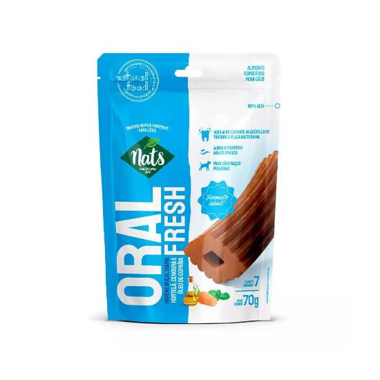 Imagem de Nats cães snack oral fresh raças pequenas 70g