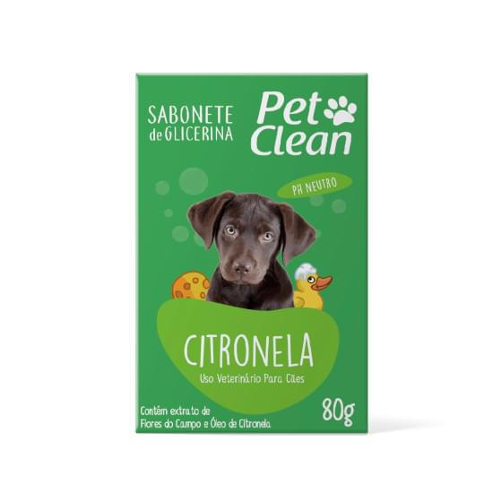 Imagem de Petclean sabonete 80g citronela