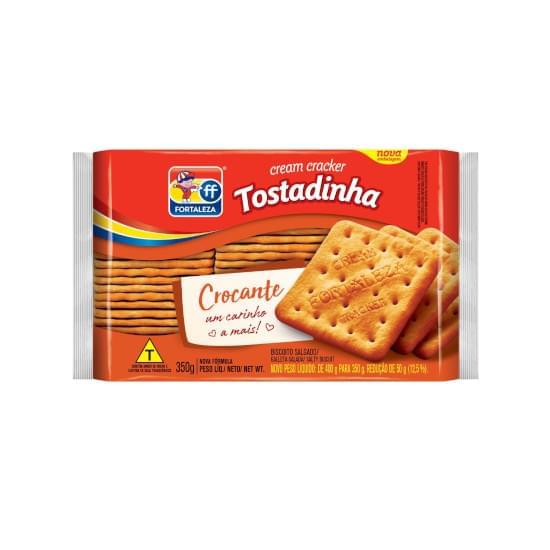 Imagem de Biscoito salgado cream cracker tostadinha fortaleza 350g