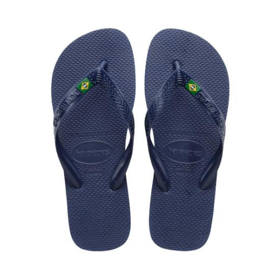 Imagem de Sandália havaianas unissex rasil light marinho 35/36