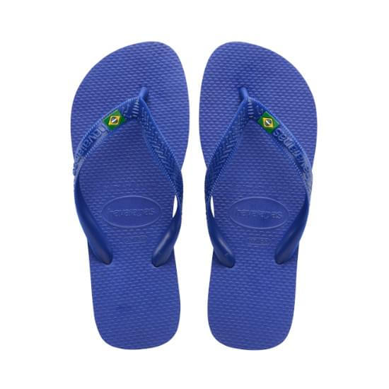 Imagem de Sandália havaianas unissex rasil light azul naval 37/38