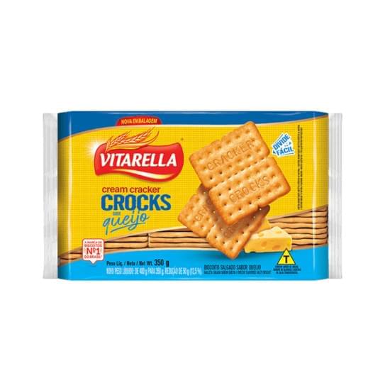 Imagem de Biscoito salgado vitarella crocks queijo 350g