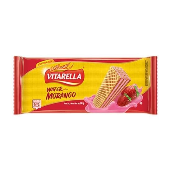 Imagem de Biscoito wafer vitarella morango 80g