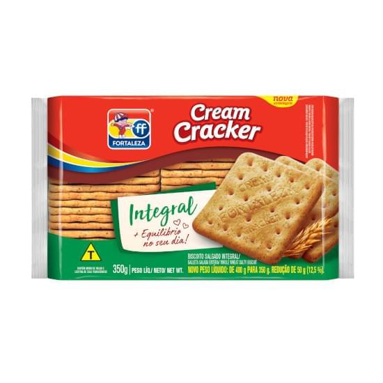 Imagem de Biscoito salgado cream cracker integral fortaleza 350g