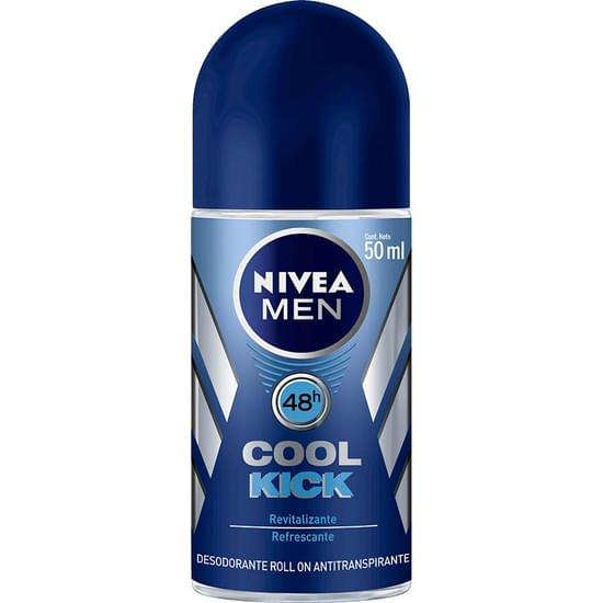 Imagem de Desodorante roll-on masculino nivea cool kick 50ml