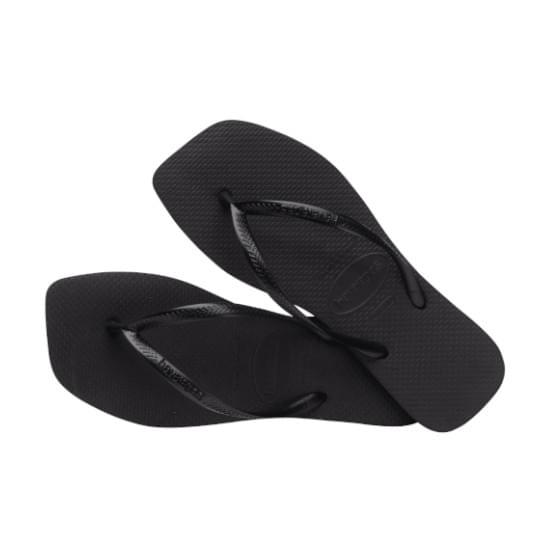 Imagem de Sandália havaianas feminina slim square preto 33/34