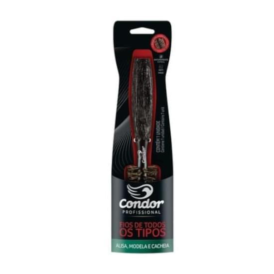 Imagem de Escova para cabelo profissional condor versatile com cerdas mistas em espiral ideal para  fios finos ref. 6831