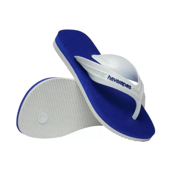 Imagem de Sandalia havaianas kids max azul naval/branco 31/32