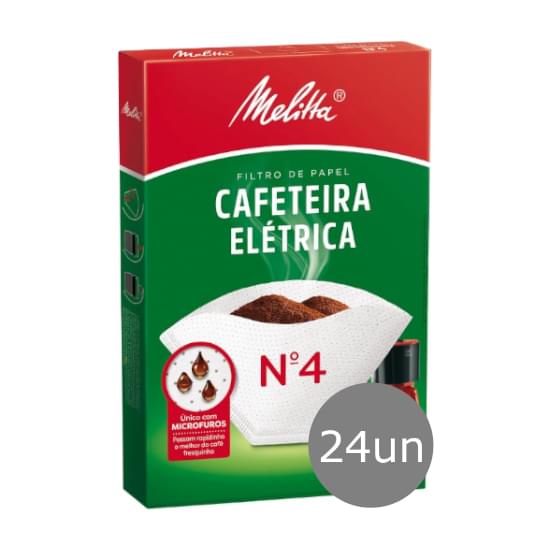 Imagem de Coador/filtro melitta caf elet n4 24un