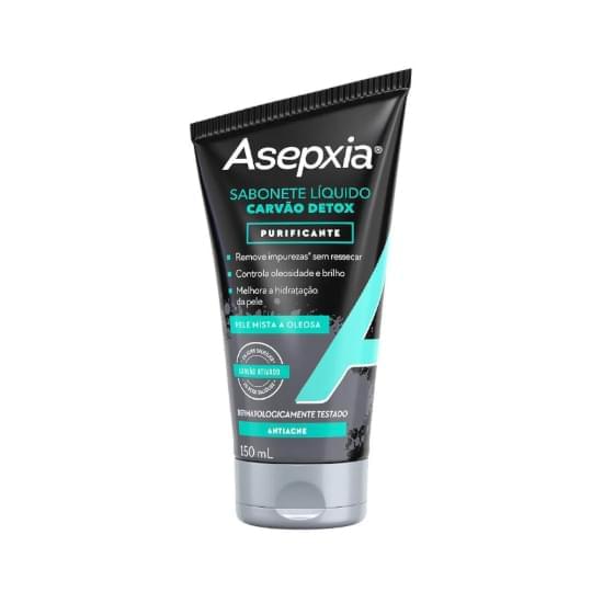 Imagem de Sabonete líquido antiacne asepxia carvão detox 150ml