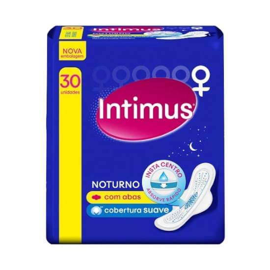 Imagem de Absorvente noturno intimus com abas suave gel | com 30 unidades