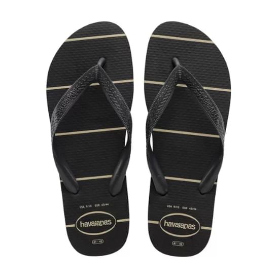 Imagem de Sandalia havaiana masculina color essentia preto 35/36