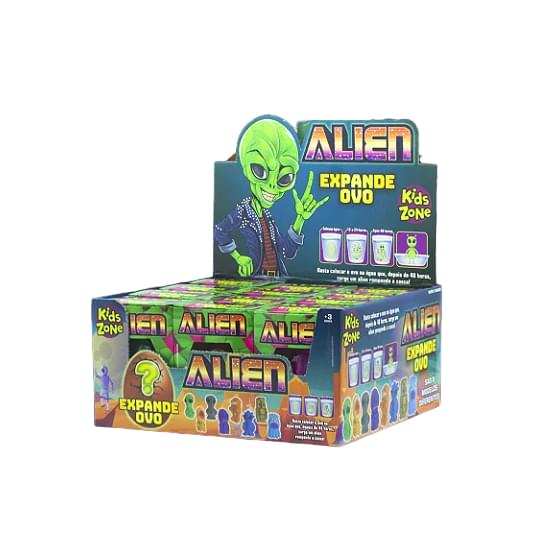 Imagem de Kids zone brinquedo ovo que expande na agua alien com 12 unidades