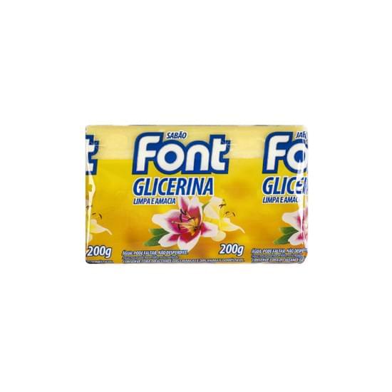 Imagem de Sabão barra glicerinado font flow pack 200g