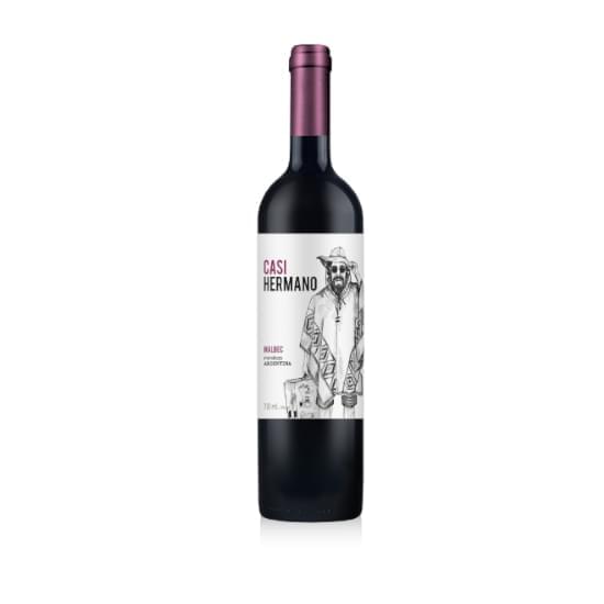 Imagem de Vinho tinto fino demi-sec malbec casi hermano 750ml