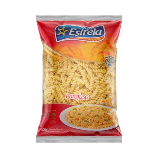 Imagem de Macarrão de sêmola parafuso estrela pacote 500g