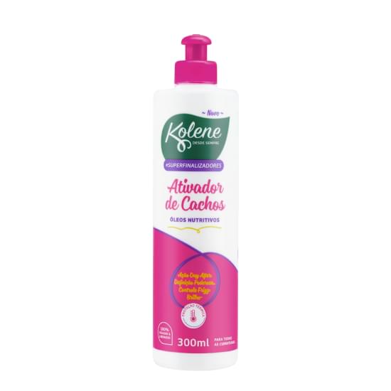 Imagem de Ativador de cachos kolene superfinalizadores rosa 300ml