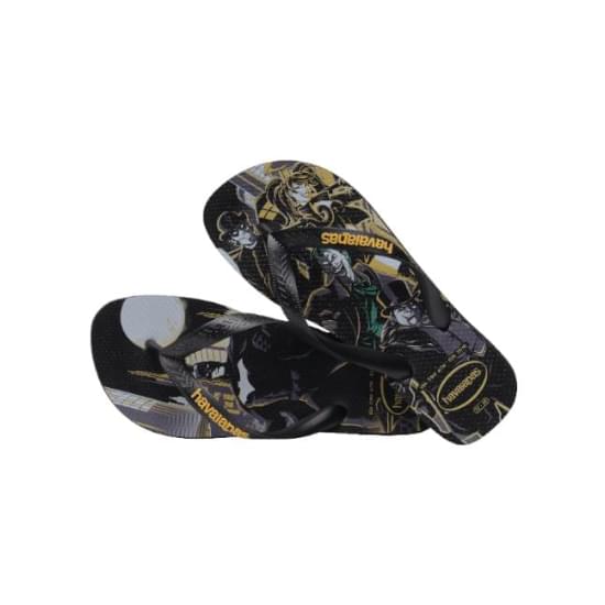 Imagem de Sandália havaianas masculino top herois dc preto/preto/amarelo daffodil 41/42