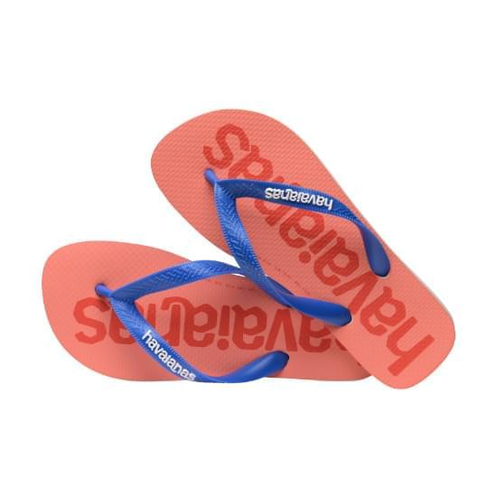 Imagem de Sandalias havaianas unissex top logomania2 branco 25/26