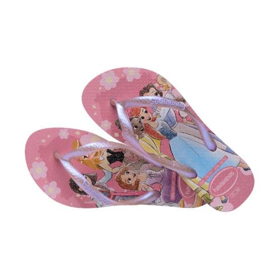 Imagem de Sandalias havaianas kids slim princess rosa peonia 25/26