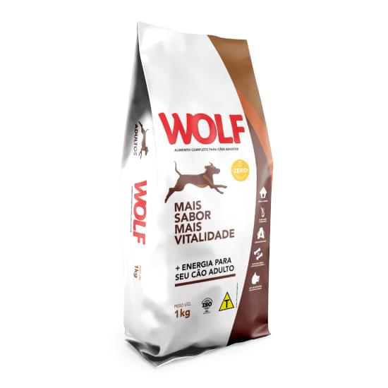 Imagem de Ração wolf cães adultos 1kg