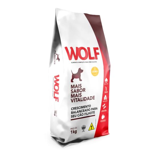 Imagem de Ração wolf cães filhote 1kg