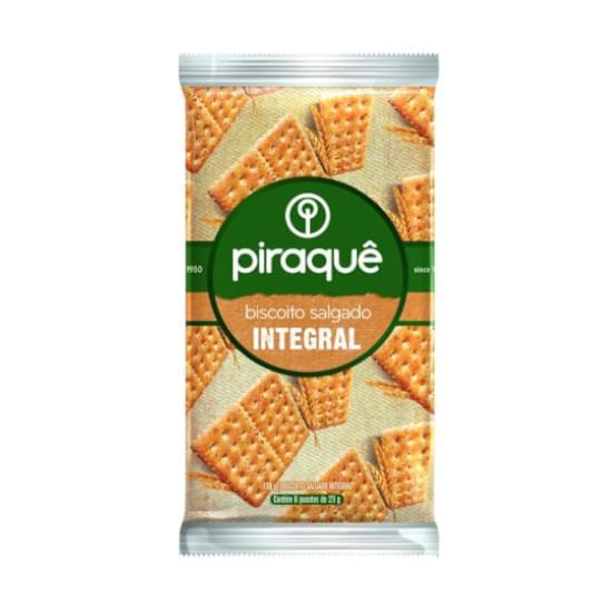 Imagem de Piraquê biscoito salgado integral 138g