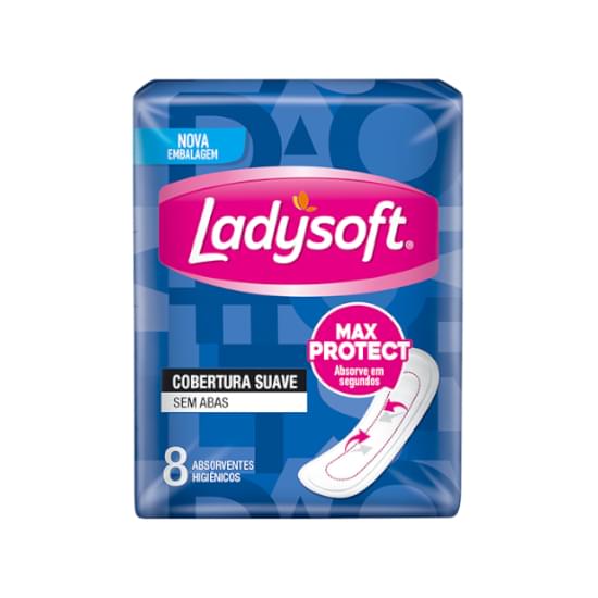 Imagem de Absorvente ladysoft normal suave sem abas 8 unidades