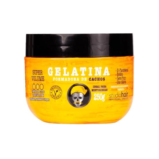 Imagem de Gelatina formadora de cachos studio hair super volume 250g