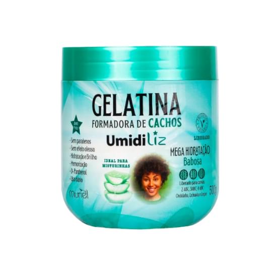 Imagem de Umidiliz gelatina babosa mega hidratação 500g