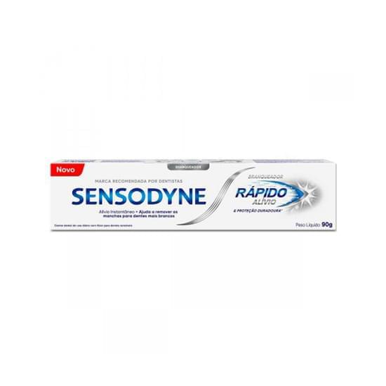 Imagem de Creme dental branqueador sensodyne rápido alívio & proteção duradoura caixa 90g