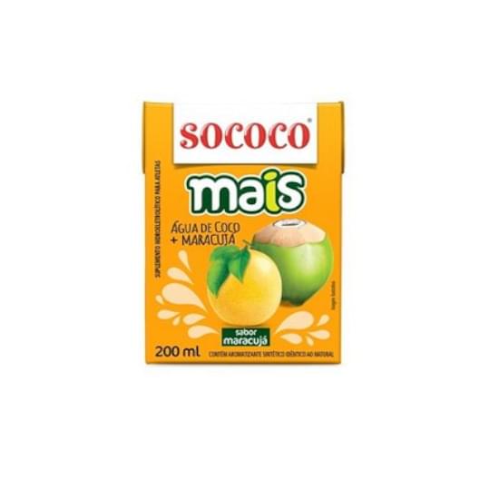 Imagem de Água de coco sococo mais maracujá 200ml