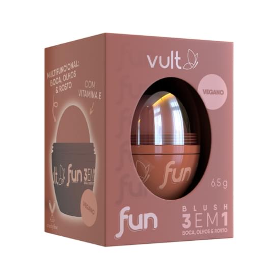 Imagem de Vult fun blush 3 em 1 bronze natural 6,5g