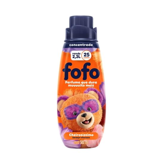 Imagem de Amaciante fofo concentrado laranja vitorioso 500ml