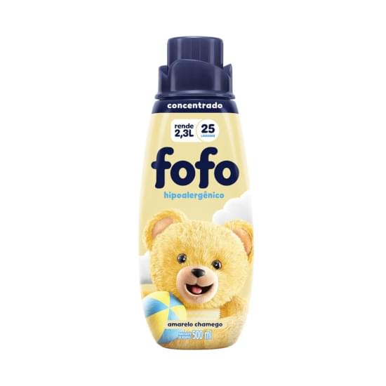 Imagem de Amaciante fofo concentrado amarelo chamego 500ml